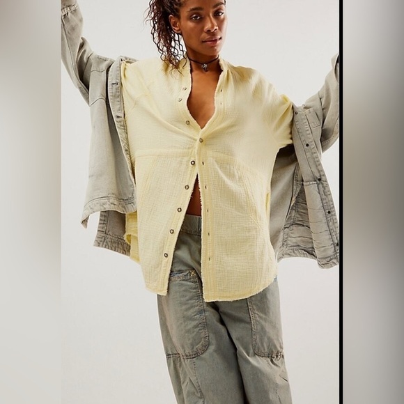 We The Free Tops - We The Free Summer Daydream Textured Shirt